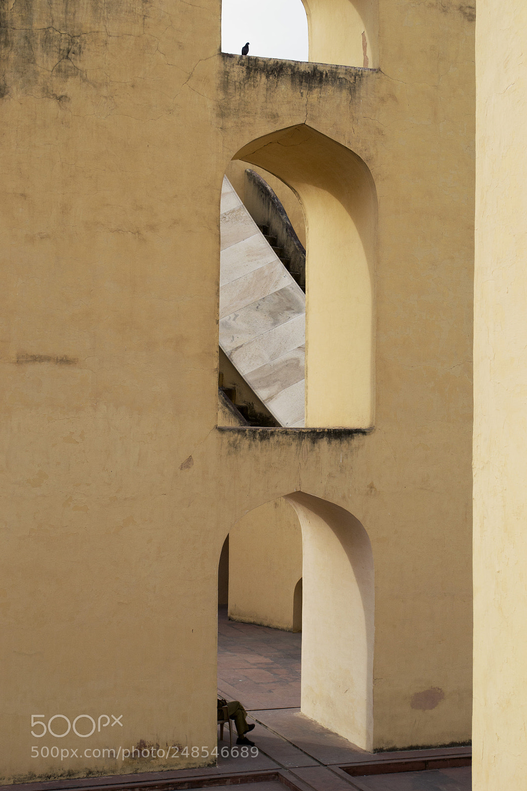 Nikon D3100 sample photo. Sundial: jaipur, india photography