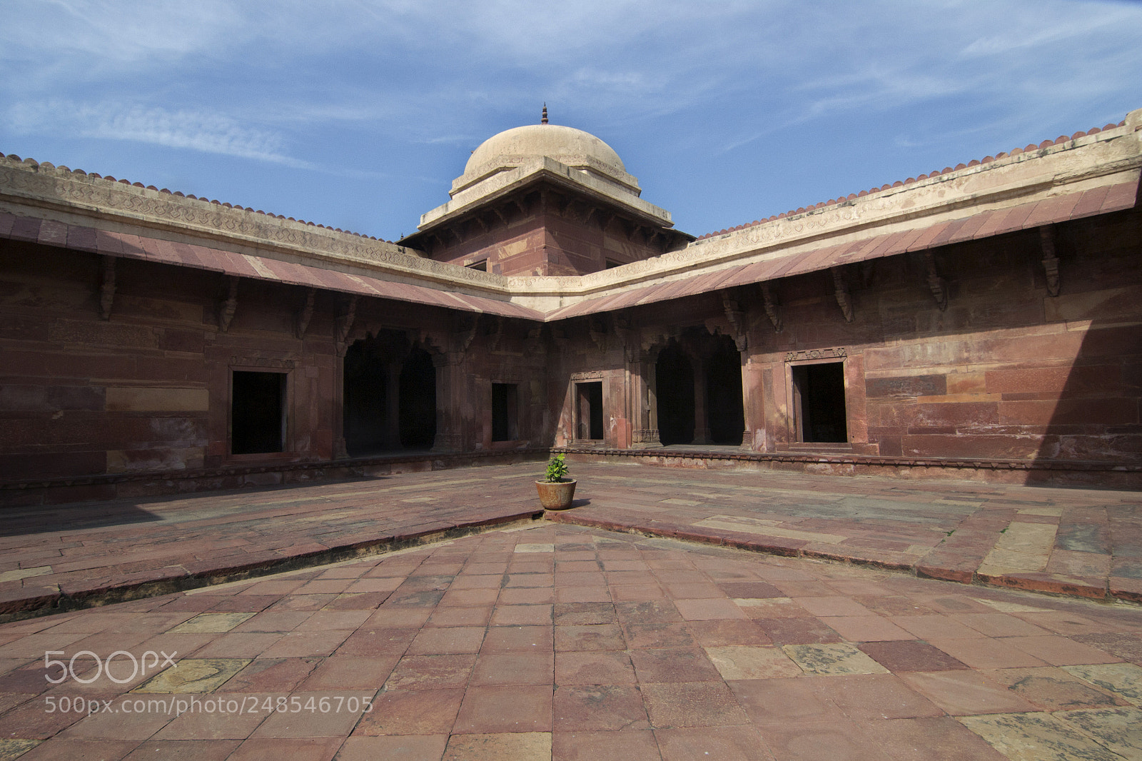Nikon D3100 sample photo. Jodhabai's palace fatehpur sikri photography
