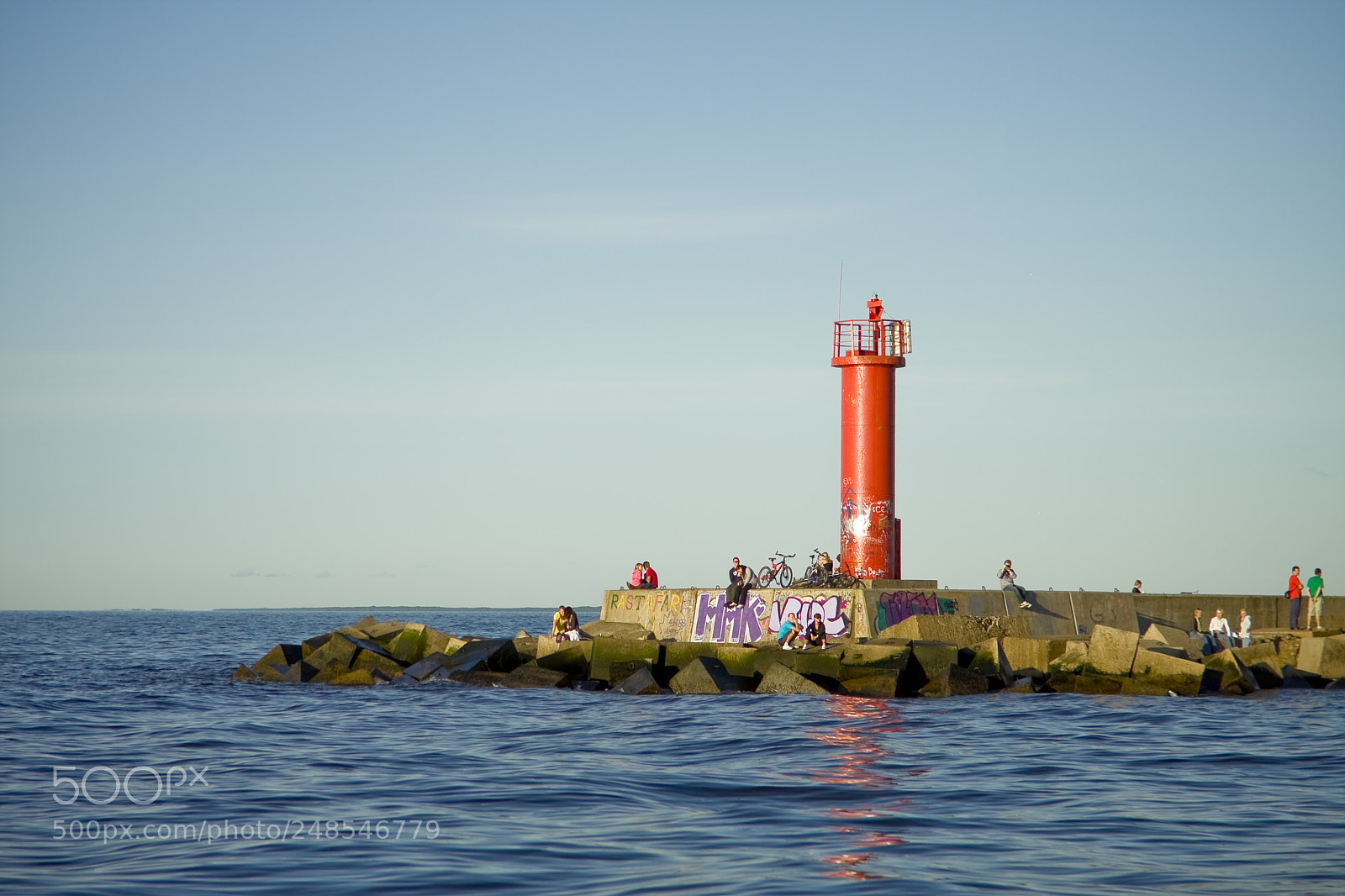 Canon EOS 40D sample photo. Lighthouse on coast photography