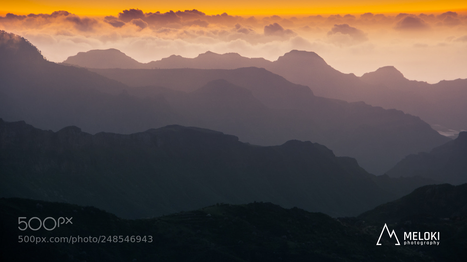 Canon EOS 60D sample photo. Mountain layers photography