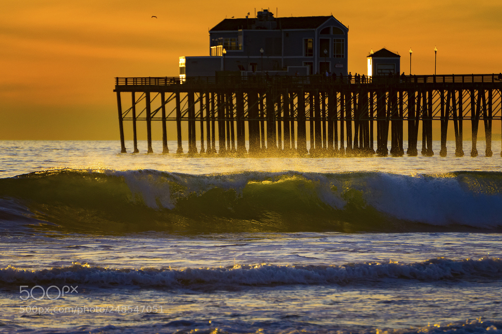 Sony a6000 sample photo. Sunlit waves at sunset photography