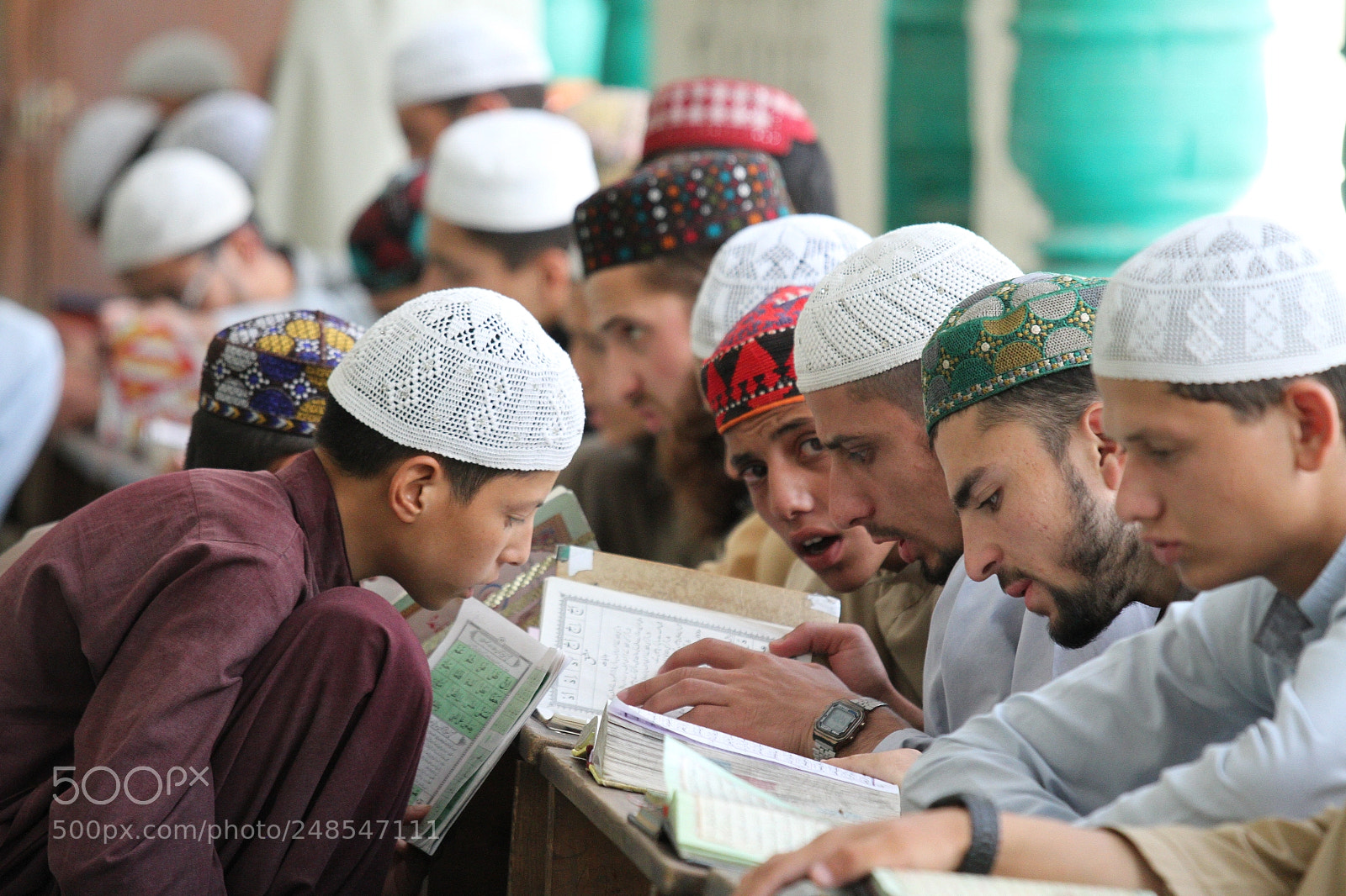 Canon EOS 7D sample photo. Students from madrasa in photography