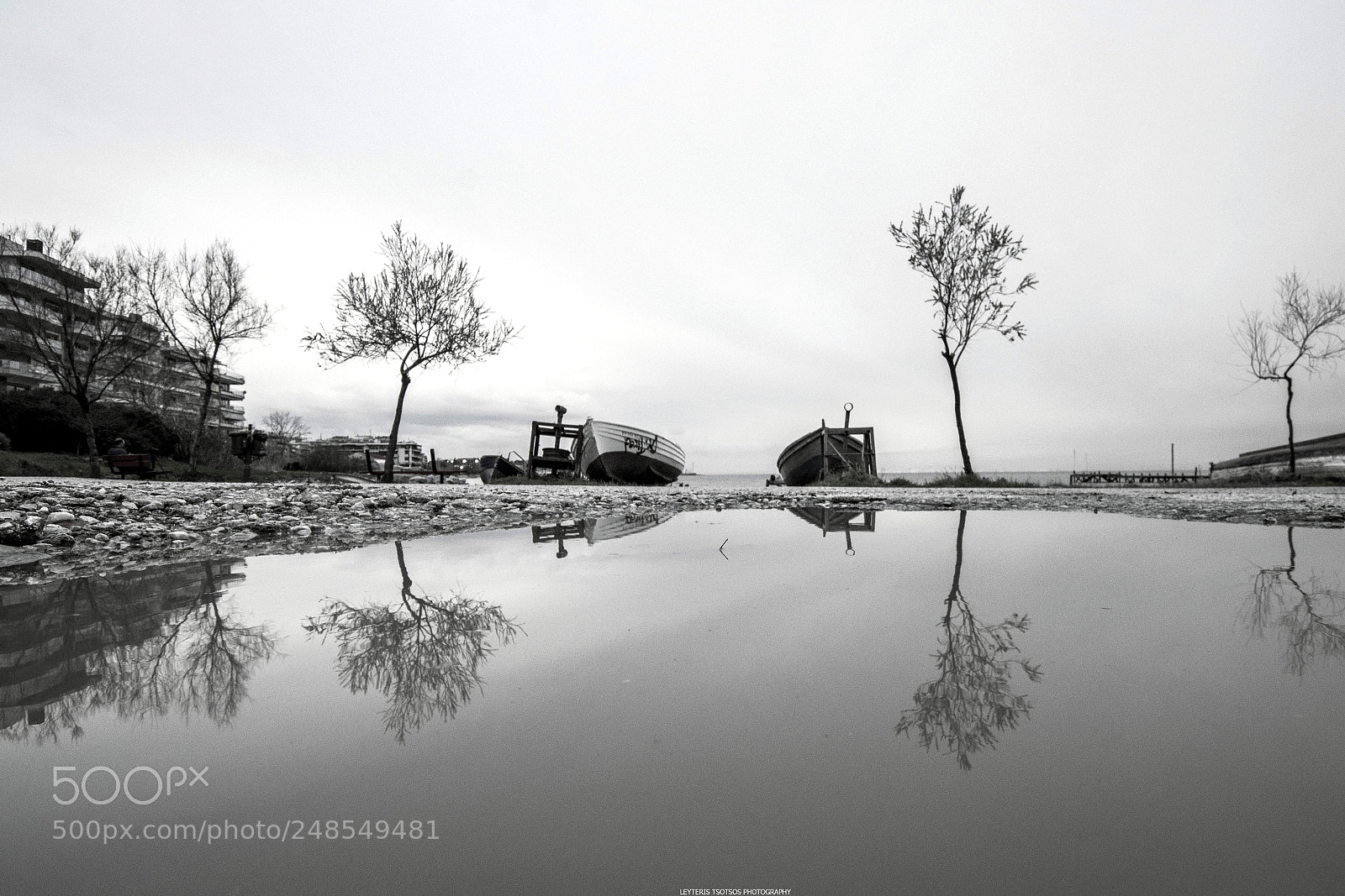 Nikon D7200 sample photo. B/w reflection photography