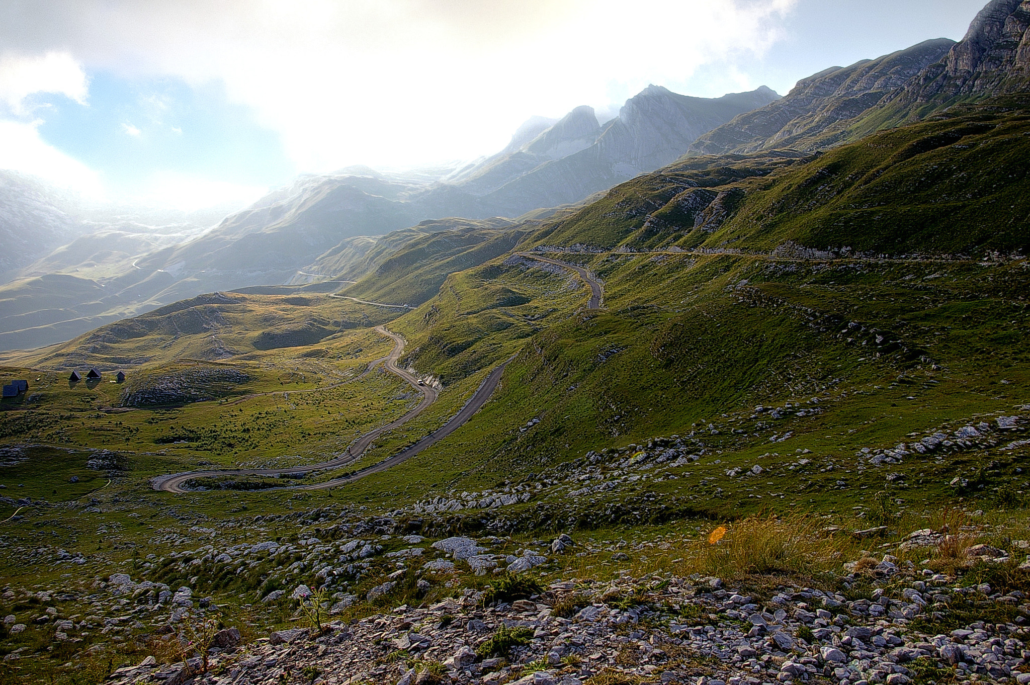 Pentax *ist DS sample photo. Drive to durmitor photography