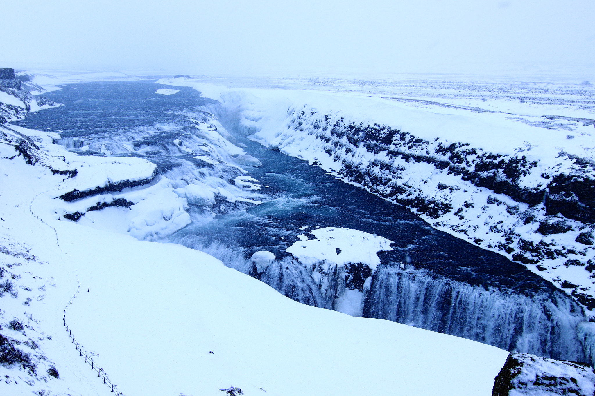 Canon EOS 77D (EOS 9000D / EOS 770D) sample photo. The beautiful gullfoss photography