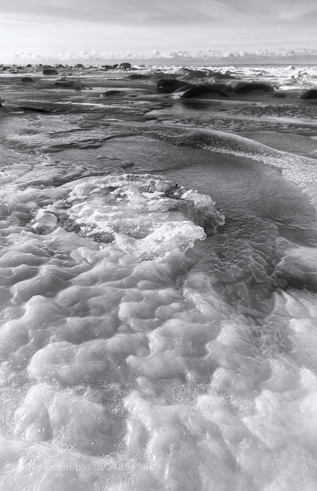 Nikon D7200 sample photo. Icy seascape photography