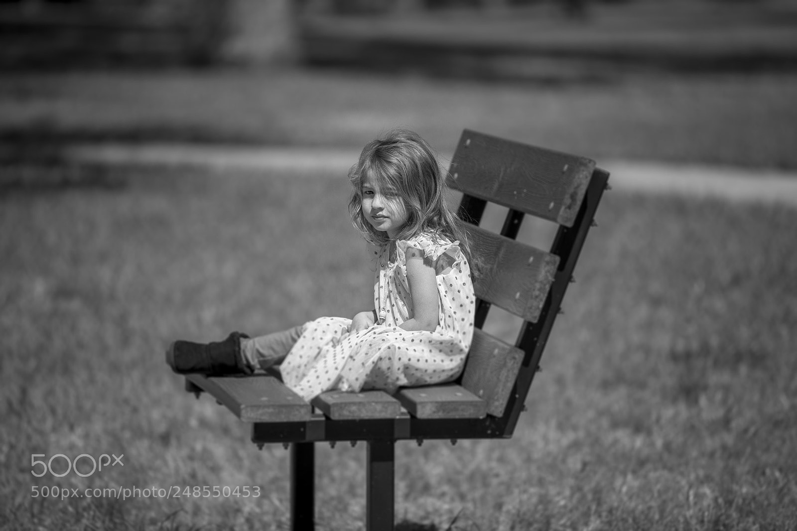 Nikon D850 sample photo. Bench girl photography