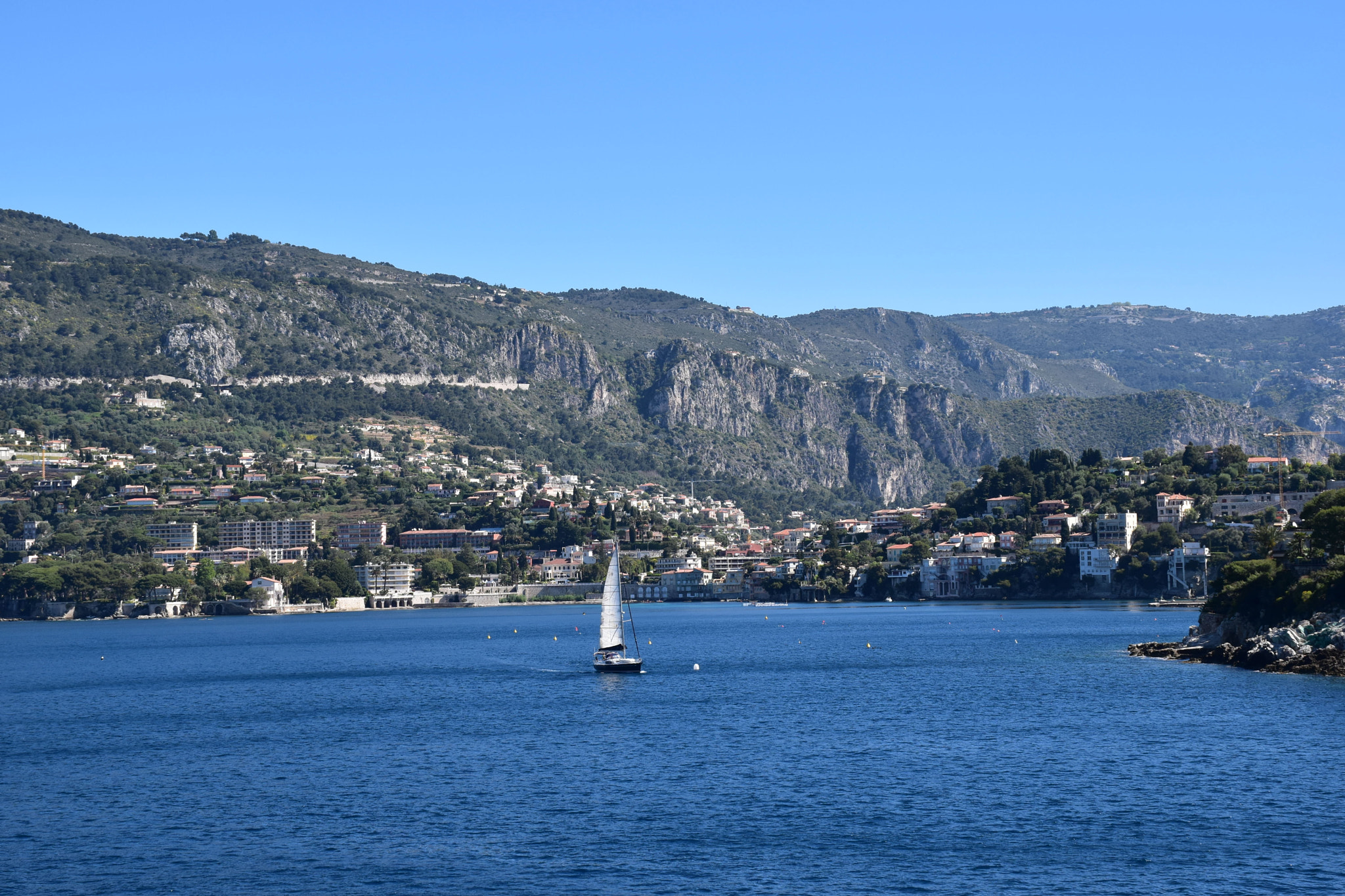 Nikon D5500 sample photo. Monaco from the sea photography