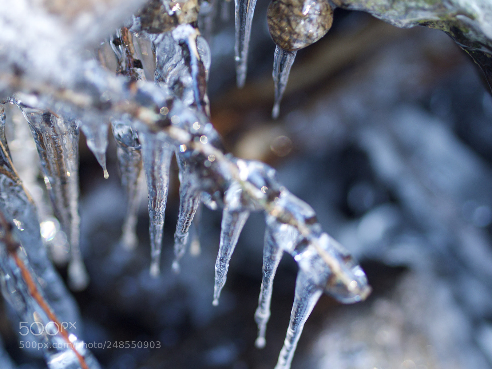 Olympus OM-D E-M1 sample photo. Ice photography