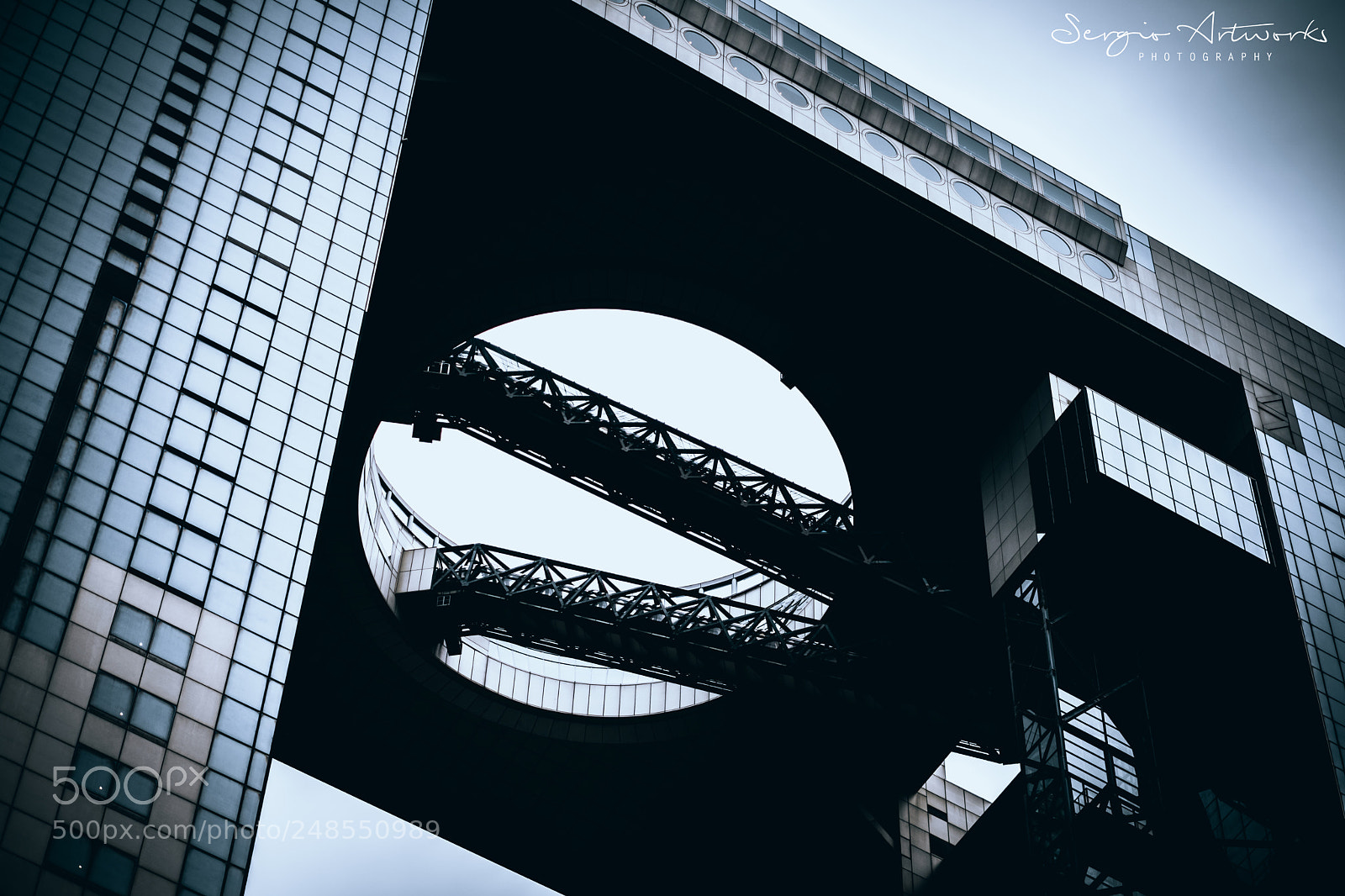 Sony a7 II sample photo. Umeda sky building photography
