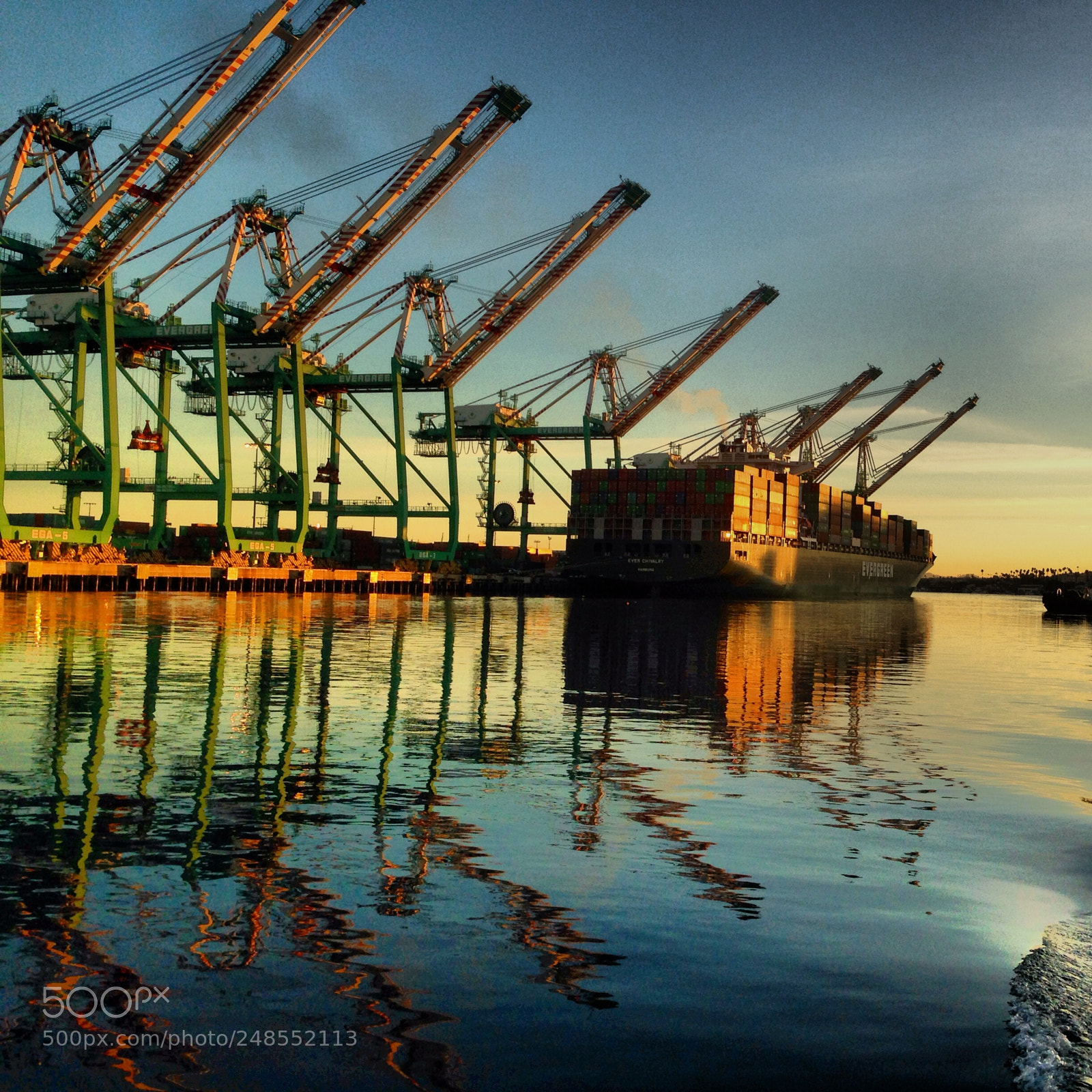 Apple iPhone 5 sample photo. Industrial sunset photography