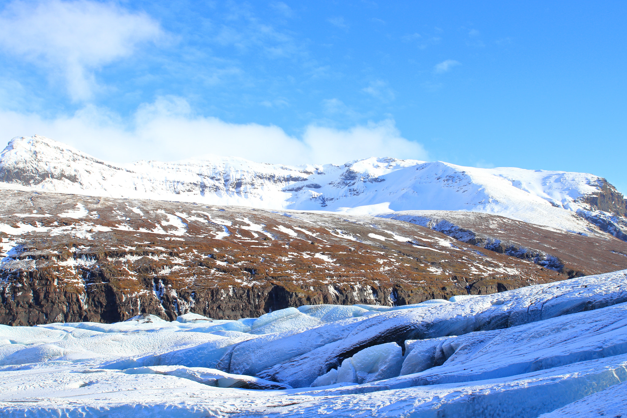 Canon EOS 77D (EOS 9000D / EOS 770D) + Canon EF 300mm F2.8L IS II USM sample photo. Hiking in skaftafell photography