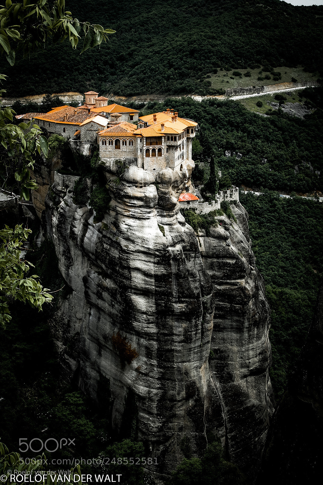 Canon EOS 60D sample photo. Clifftop monastery photography