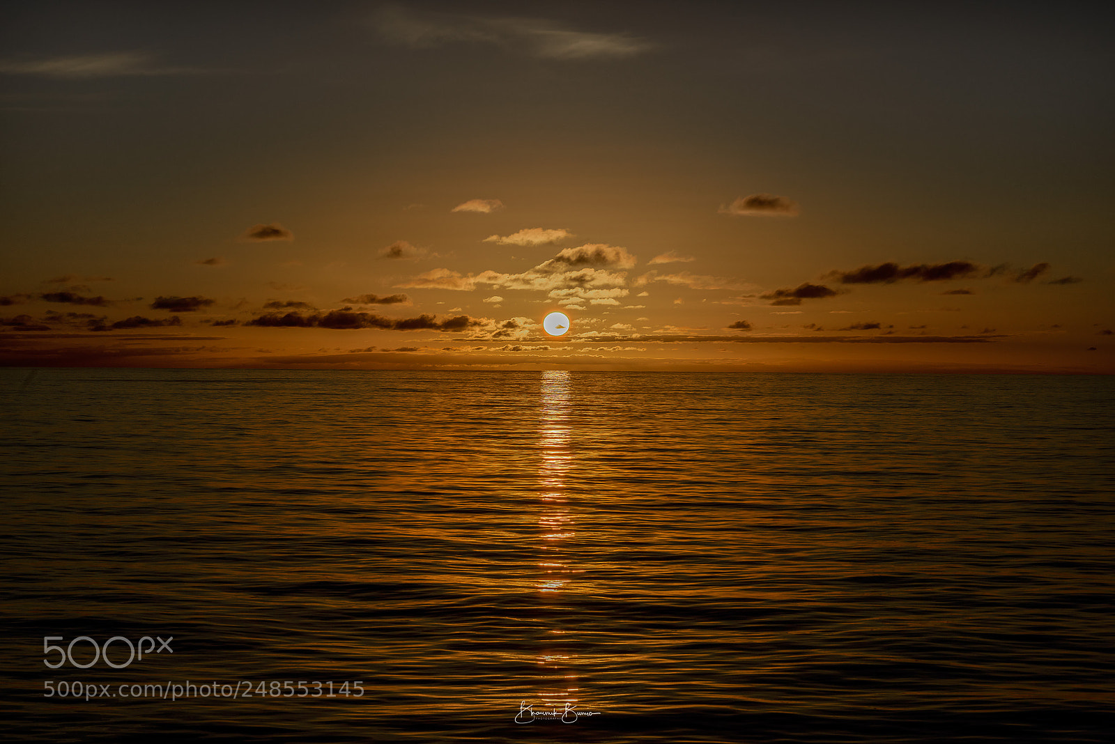 Nikon D810 sample photo. Sunset over tasman sea photography