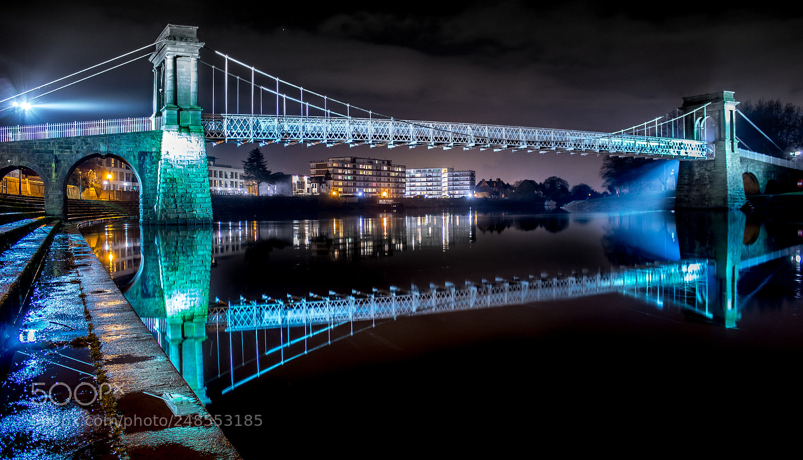 Canon EOS 100D (EOS Rebel SL1 / EOS Kiss X7) sample photo. Night bridge photography