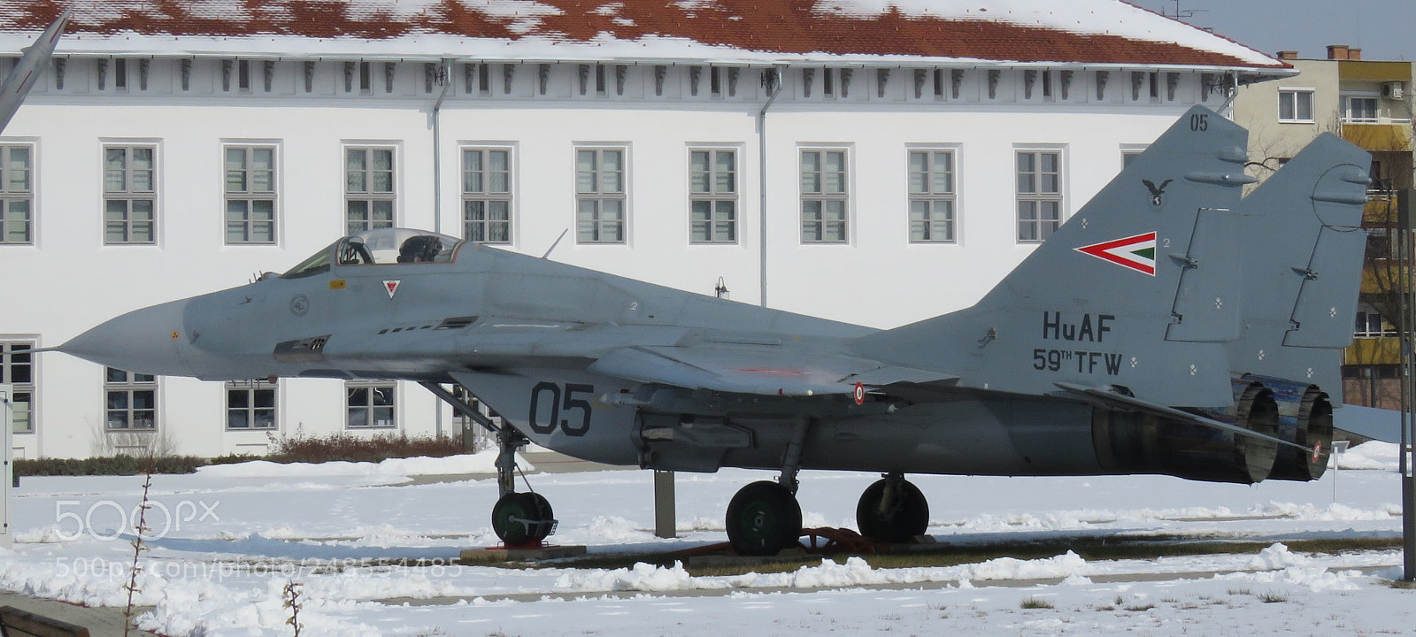Canon PowerShot SX60 HS sample photo. Hungarian mig-29 photography