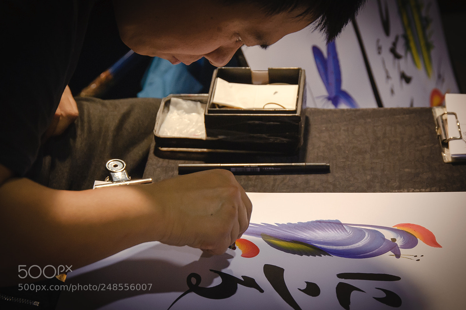 Nikon D700 sample photo. Japanese writer photography
