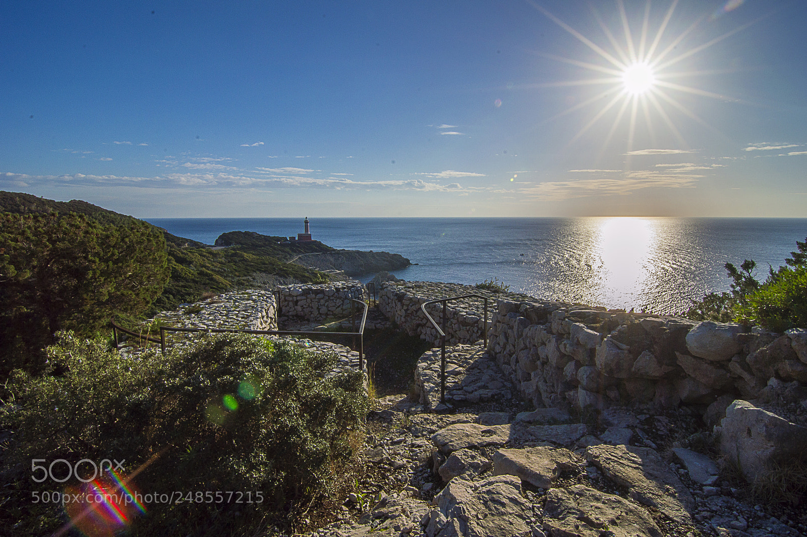 Nikon D3200 sample photo. Backlight lighthouse photography
