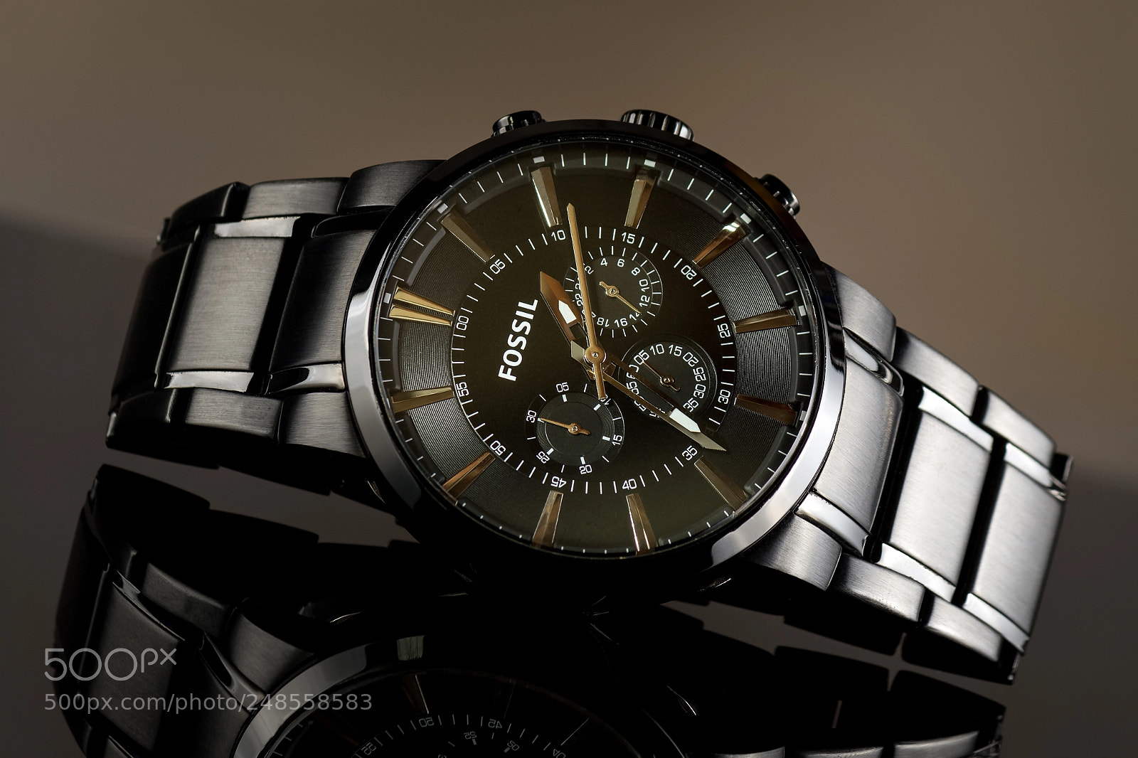 Canon EOS 7D Mark II sample photo. Fossil watch photography