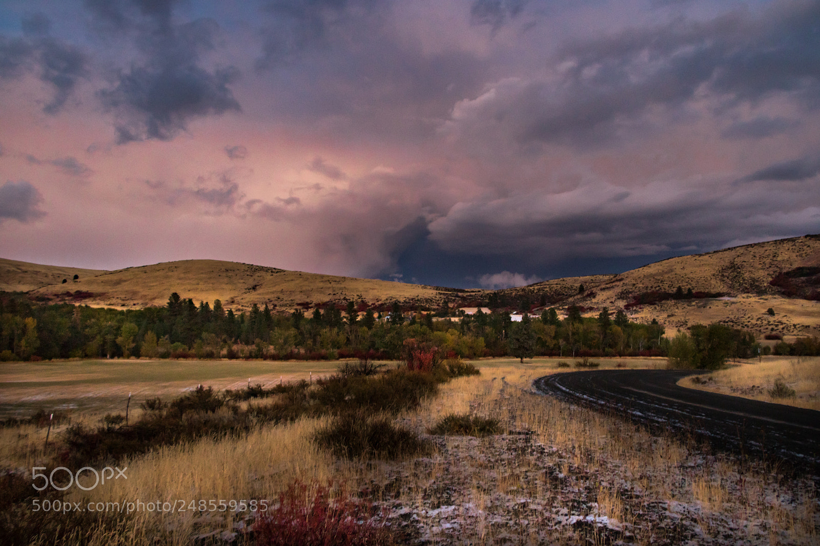 Canon EOS 750D (EOS Rebel T6i / EOS Kiss X8i) sample photo. Rural idaho storm photography