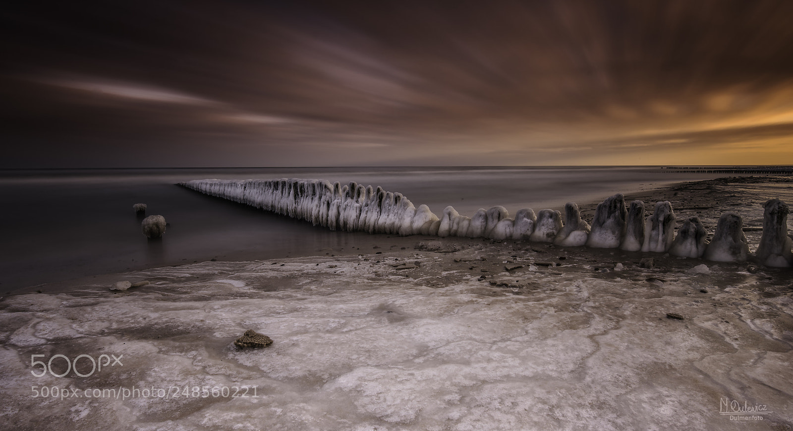 Nikon D810 sample photo. Winter on the baltic photography