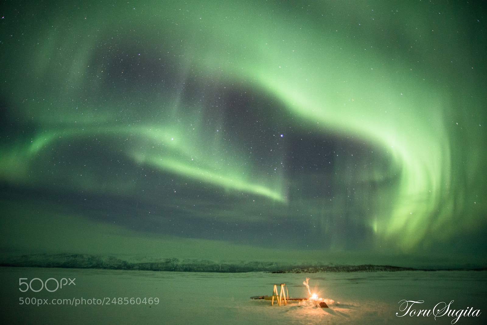 Nikon D610 sample photo. Northern lights photography