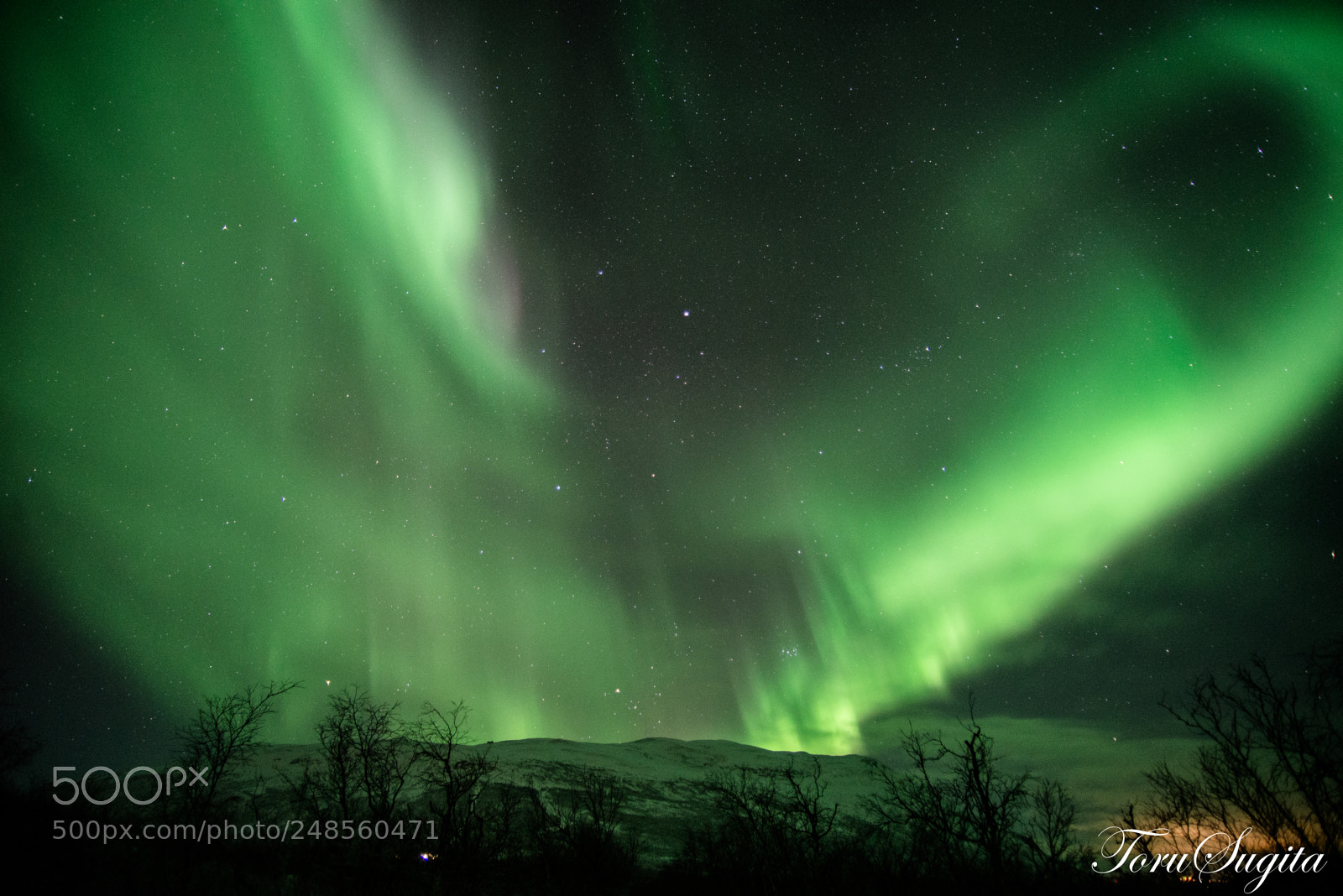 Nikon D610 sample photo. Northern lights photography