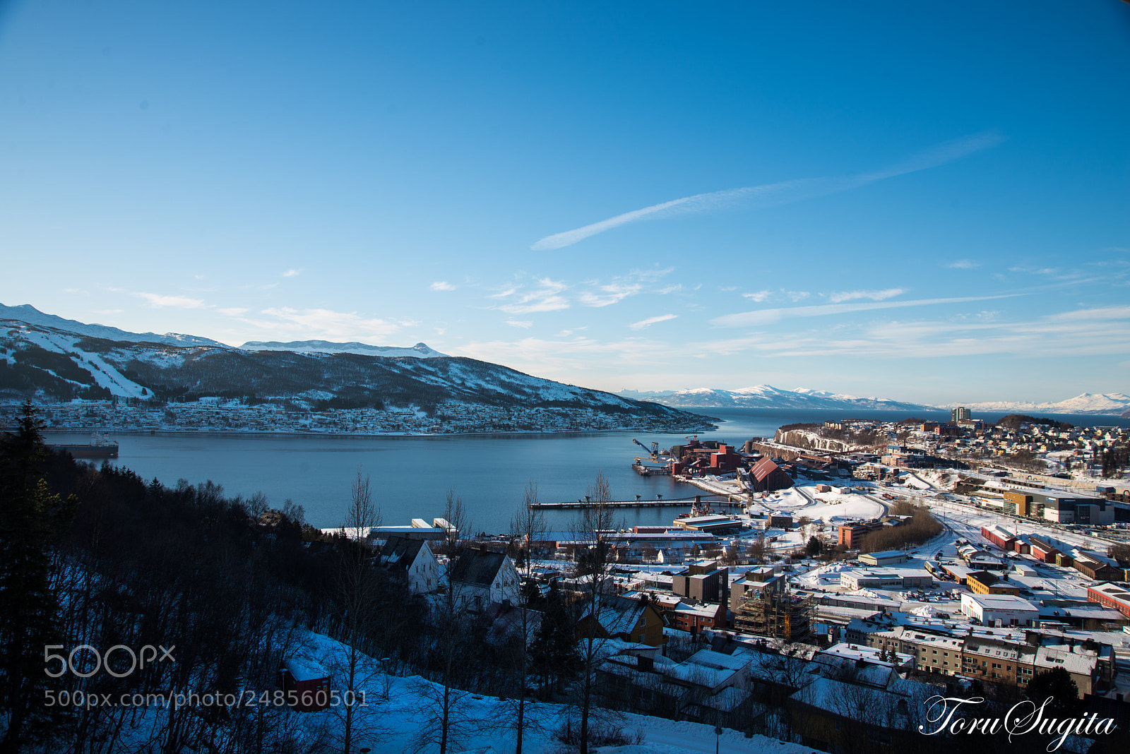 Nikon D610 sample photo. City in the fjord photography