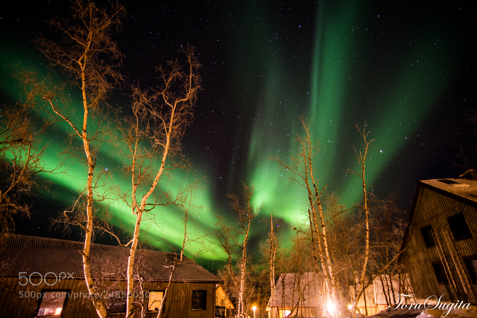 Nikon D610 sample photo. Northern lights photography