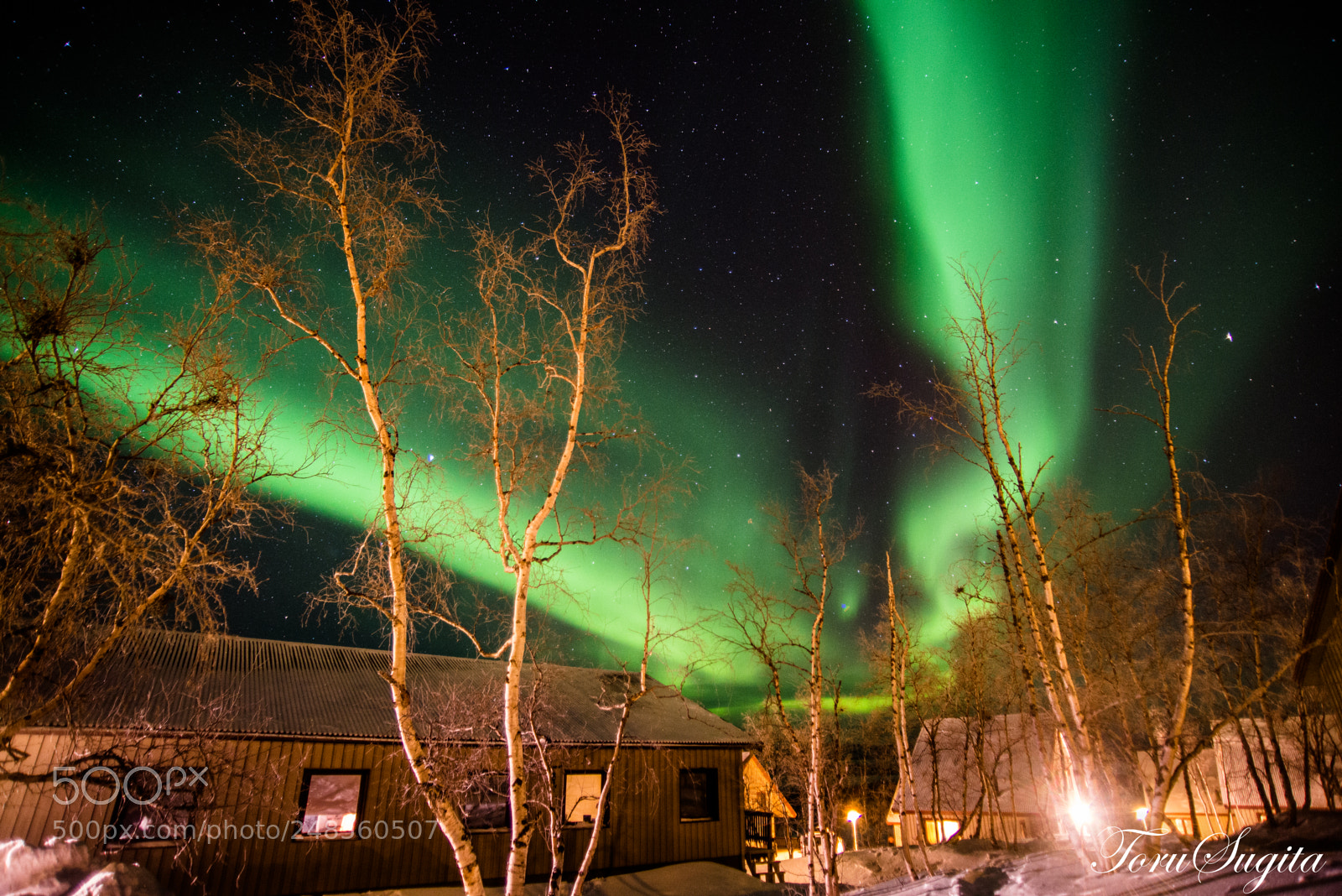 Nikon D610 sample photo. Northern lights photography