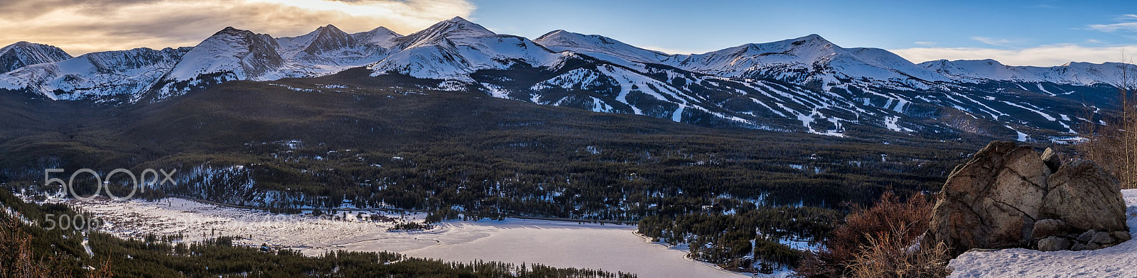 Nikon D850 sample photo. A panorama of breckenridge photography
