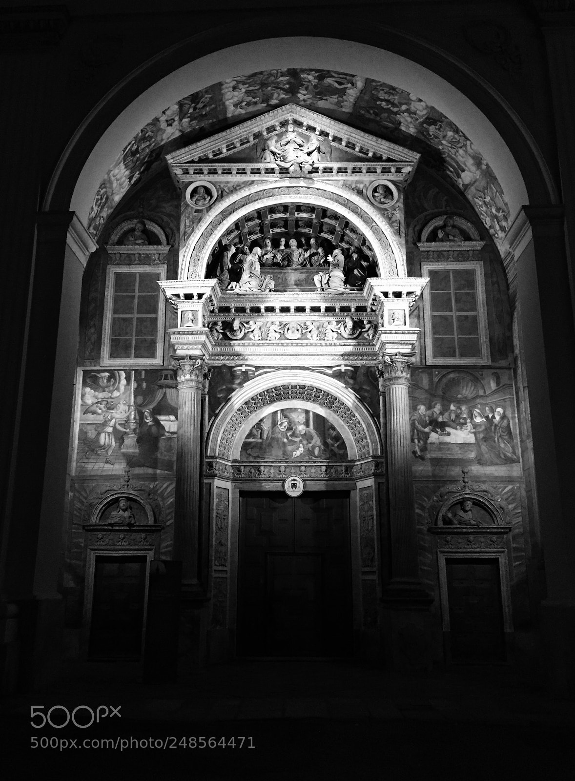 Apple iPhone 6 sample photo. Aosta, cathedral by night photography