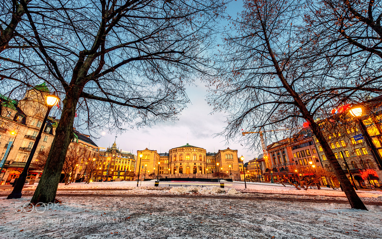 Nikon D800 sample photo. Norwegian parliament (stortingsbygningen) photography