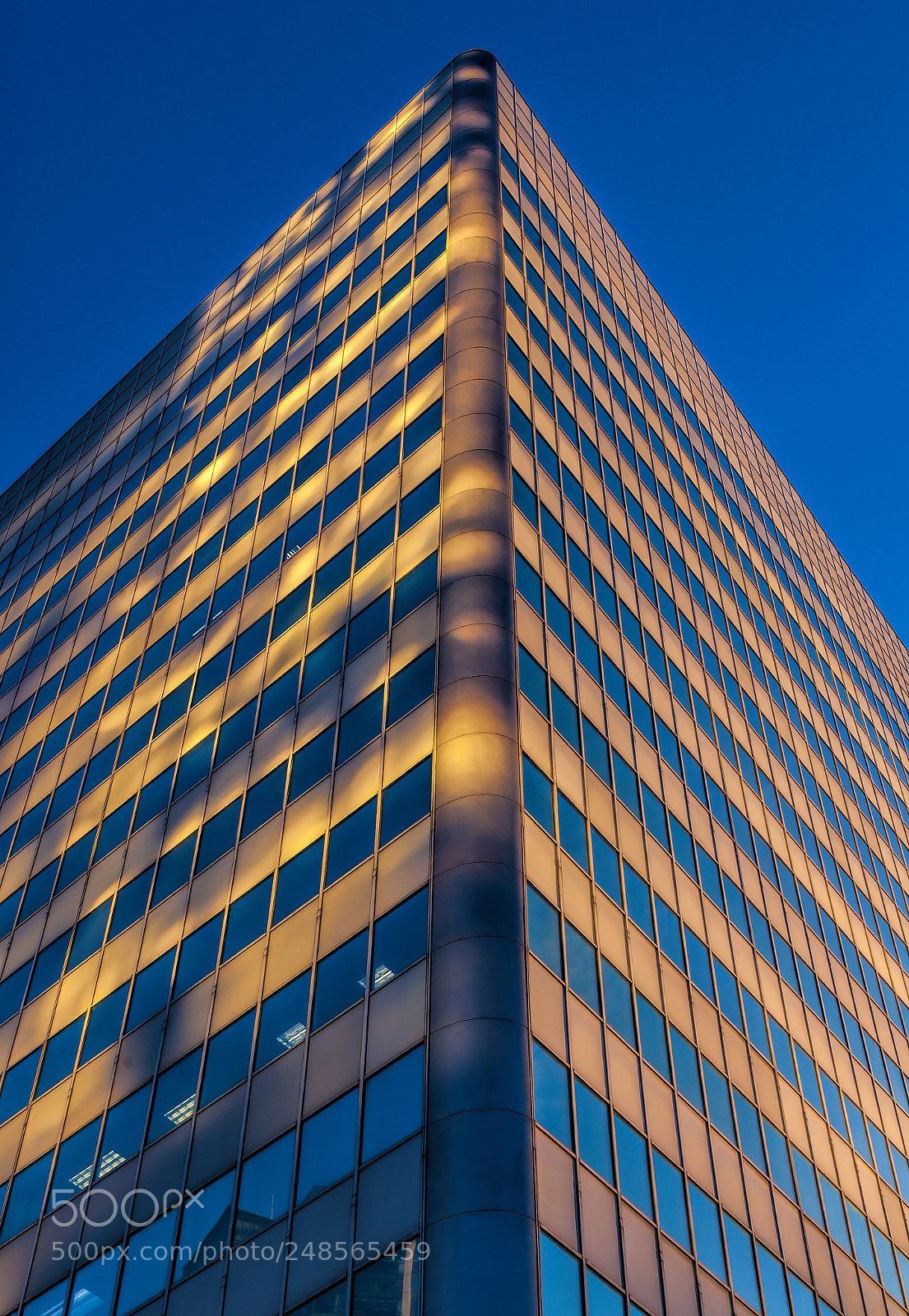 Canon EOS 5D Mark II sample photo. High rise at sunset photography
