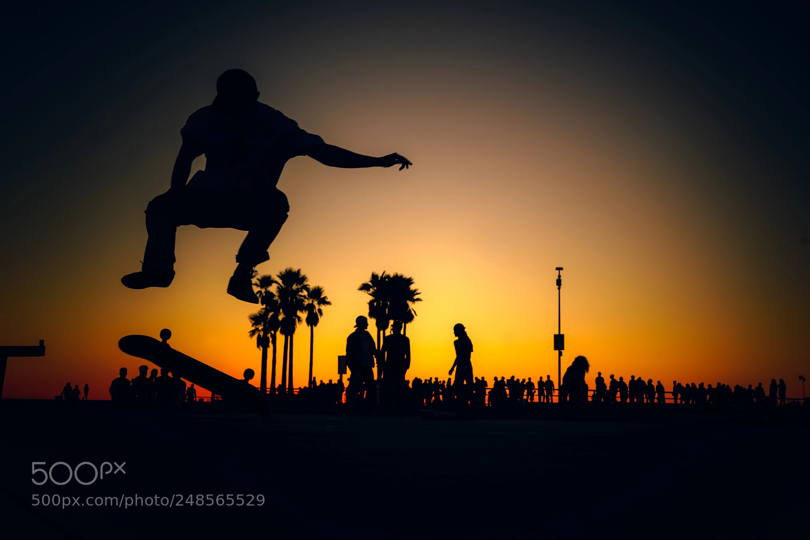 Sony a7R III sample photo. Skate at sunset photography