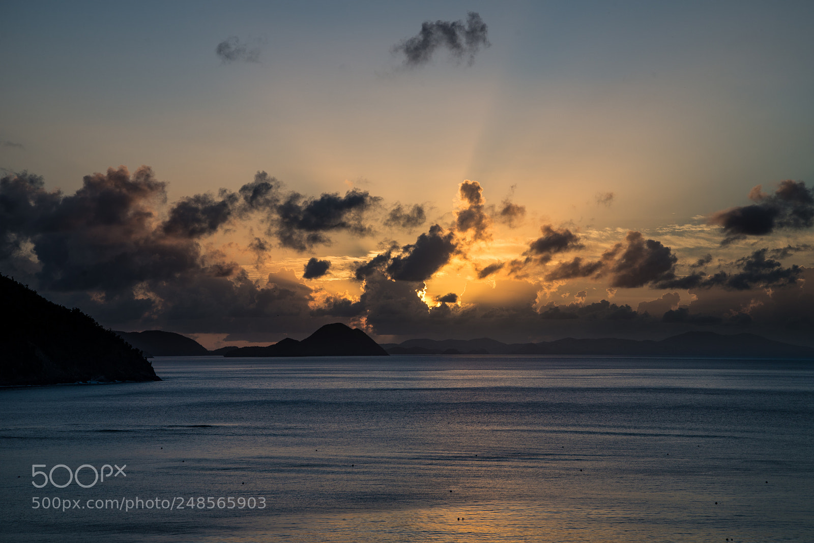 Nikon D610 sample photo. Cane garden bay sunset photography