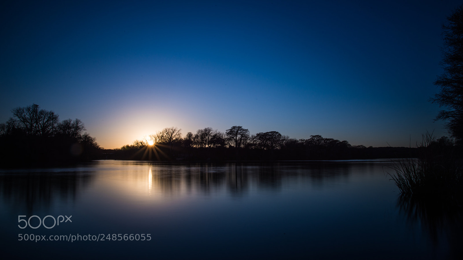 Nikon D610 sample photo. Town lake sunset photography