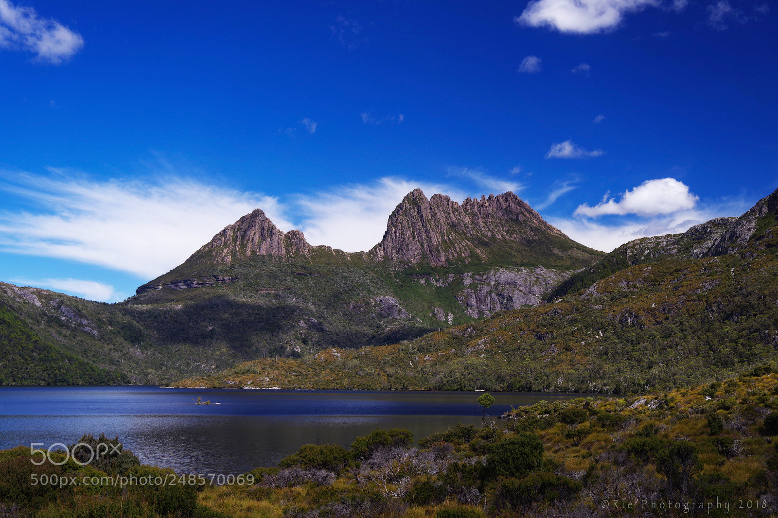 Pentax K-1 sample photo. Cradle mountain and dove photography