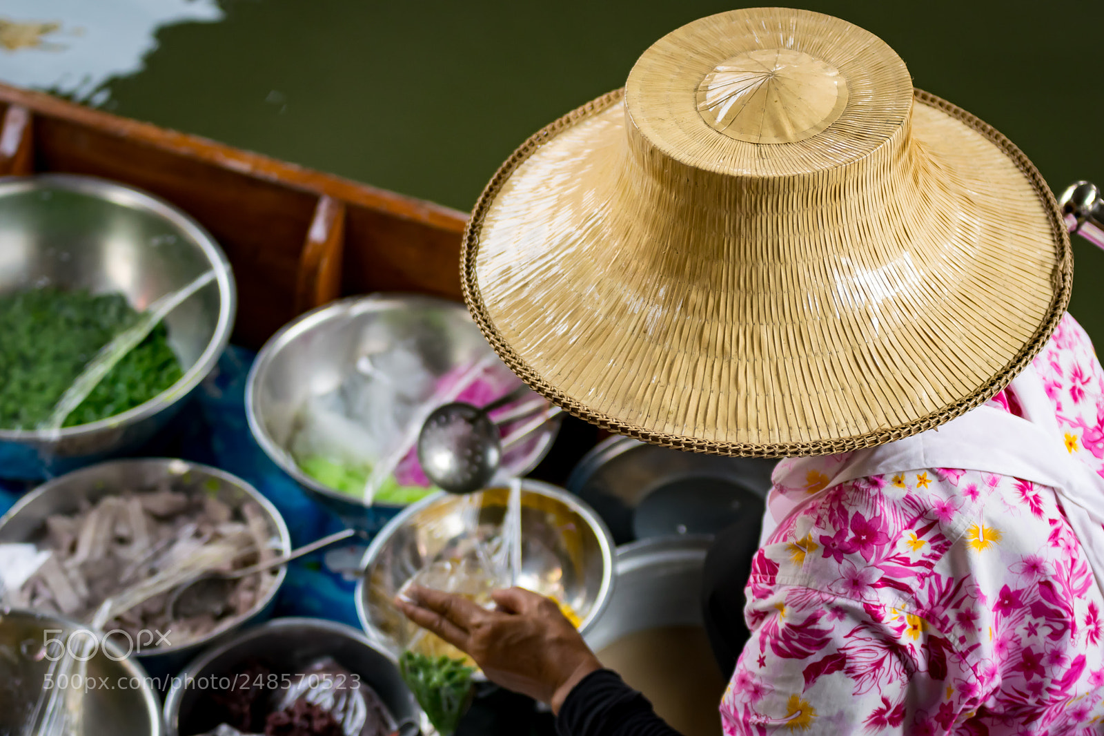 Nikon D5300 sample photo. In the floating market photography