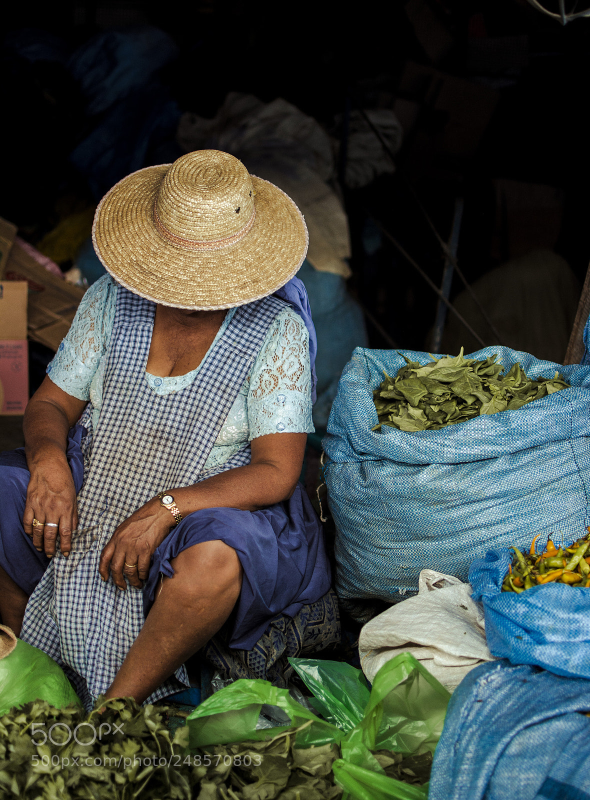 Nikon D5200 sample photo. La patrona del abasto. photography