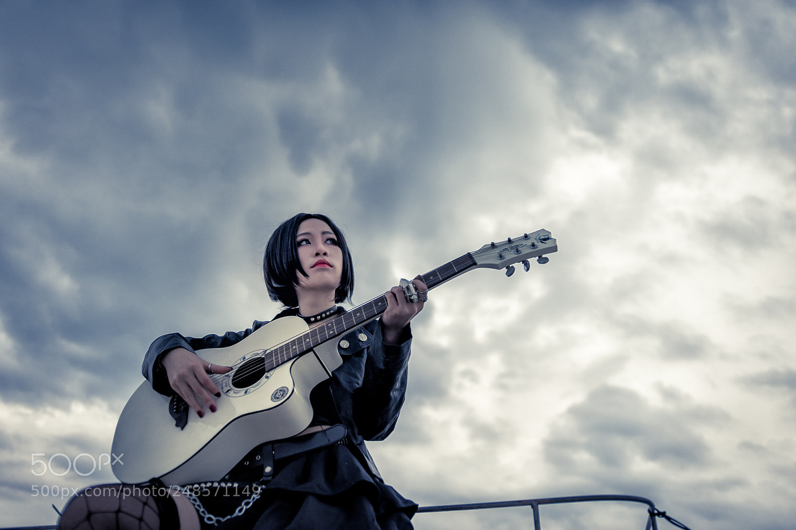 Sony a7 II sample photo. Sky and music photography