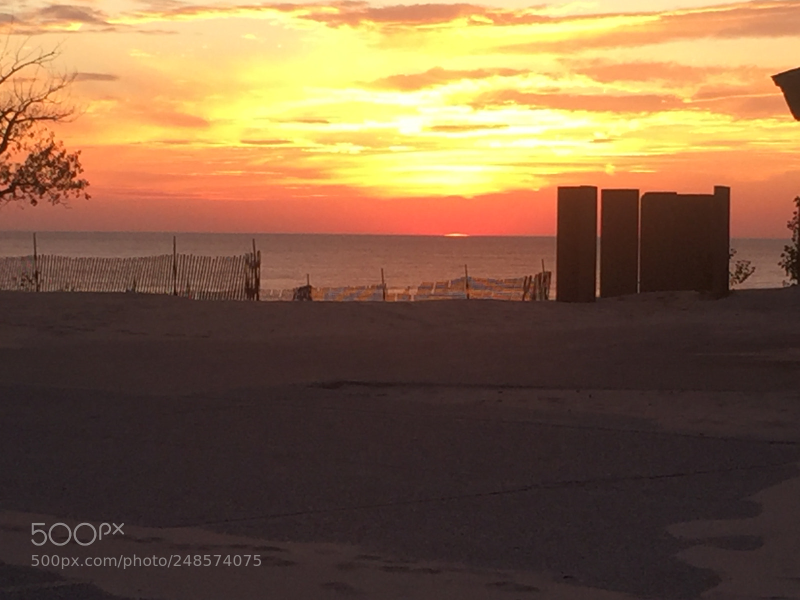 Apple iPhone 6 sample photo. Sunset warren dunes state photography