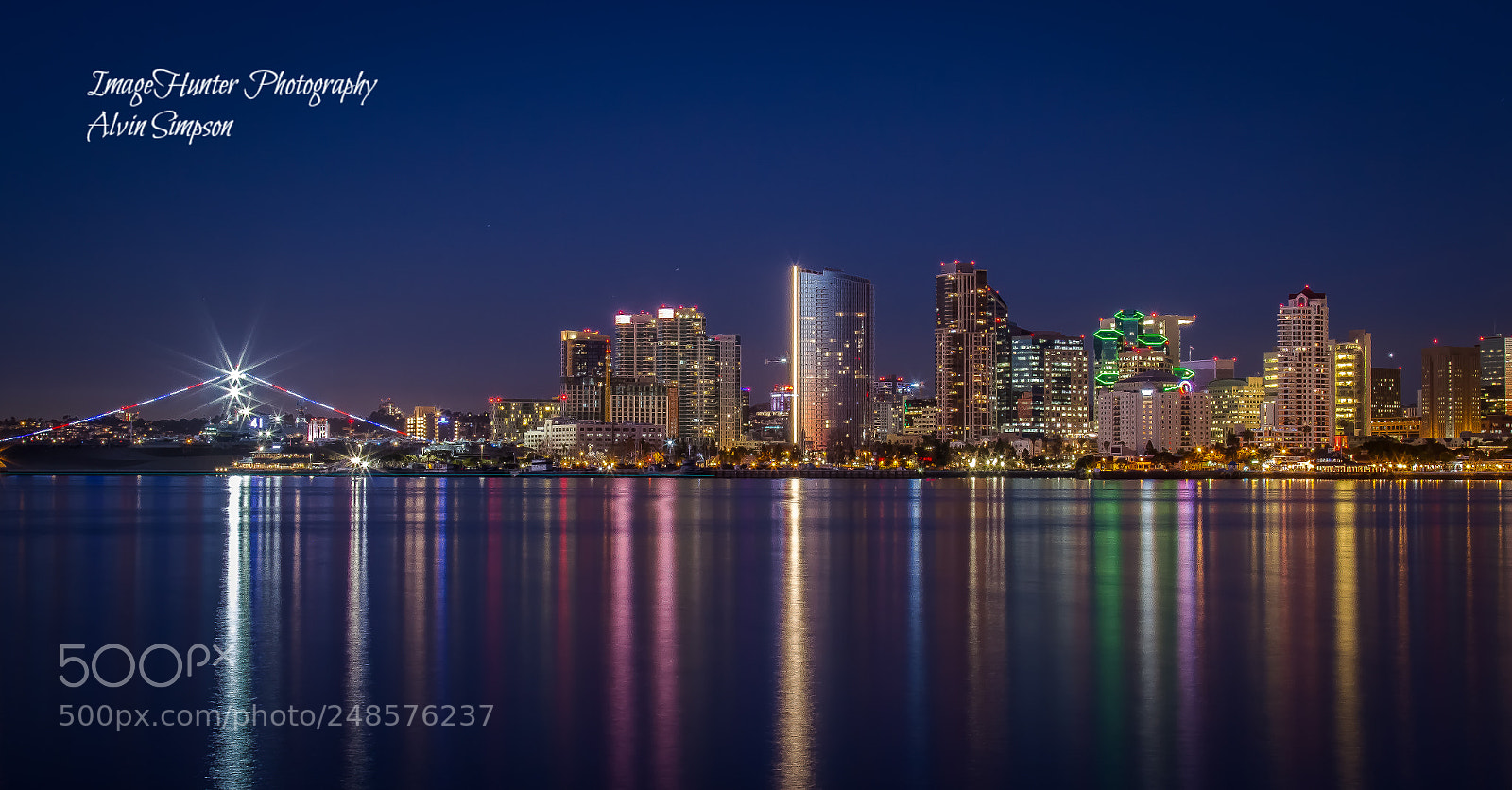 Canon EOS 7D sample photo. San diego nights photography