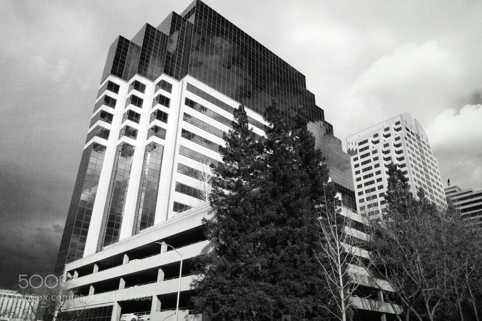Panasonic Lumix DMC-G5 sample photo. Lumix 505 tower bw photography