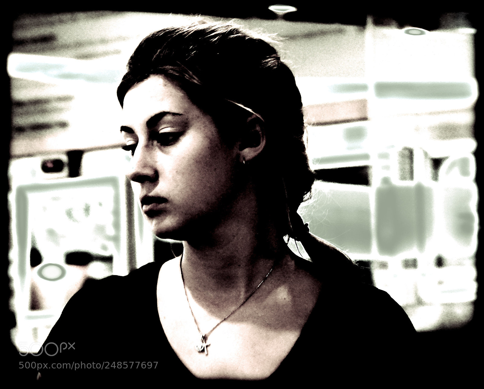 Sony a6000 sample photo. Beautiful waitress photography