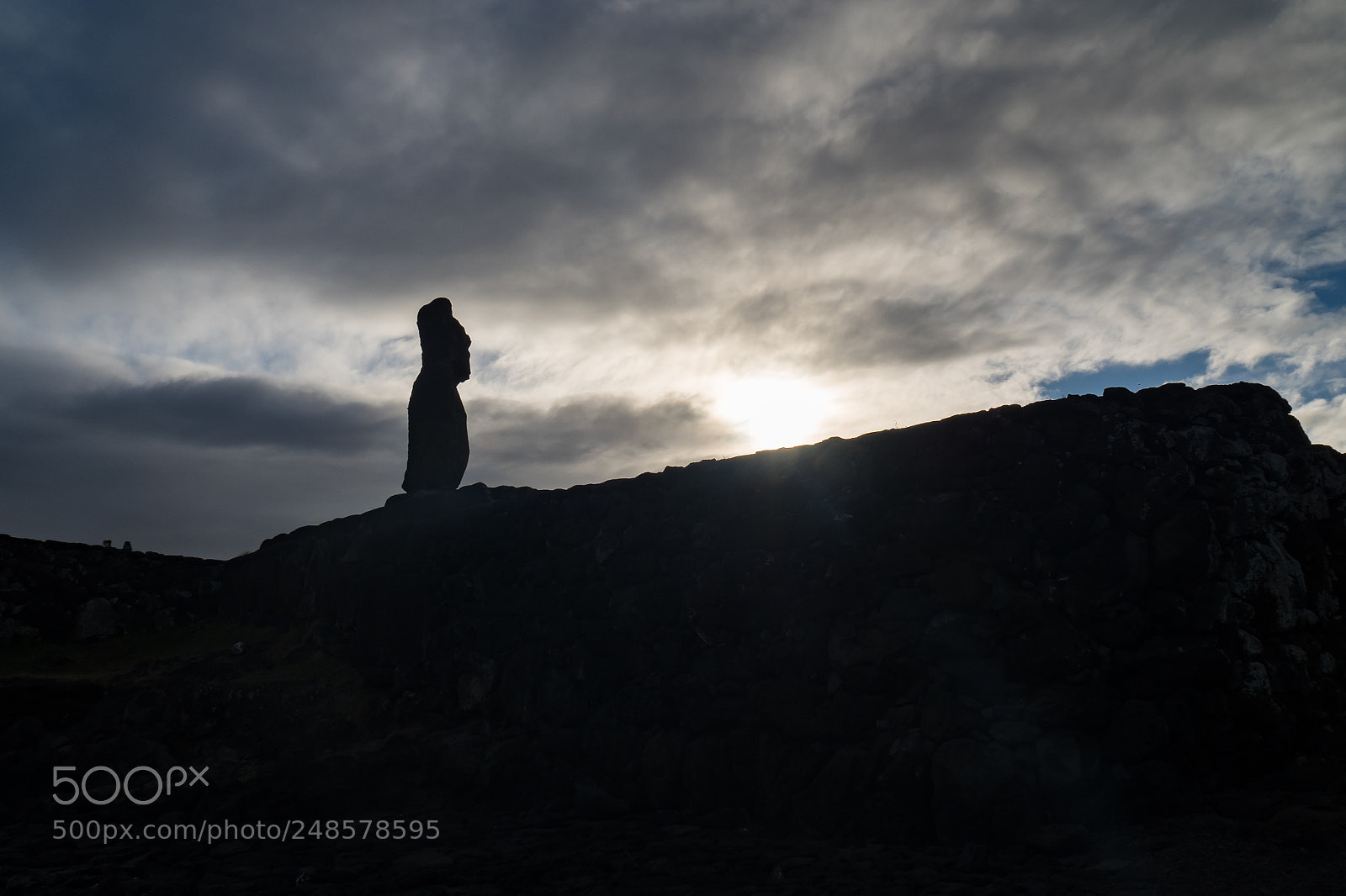 Olympus OM-D E-M5 II sample photo. Easter island sunset photography