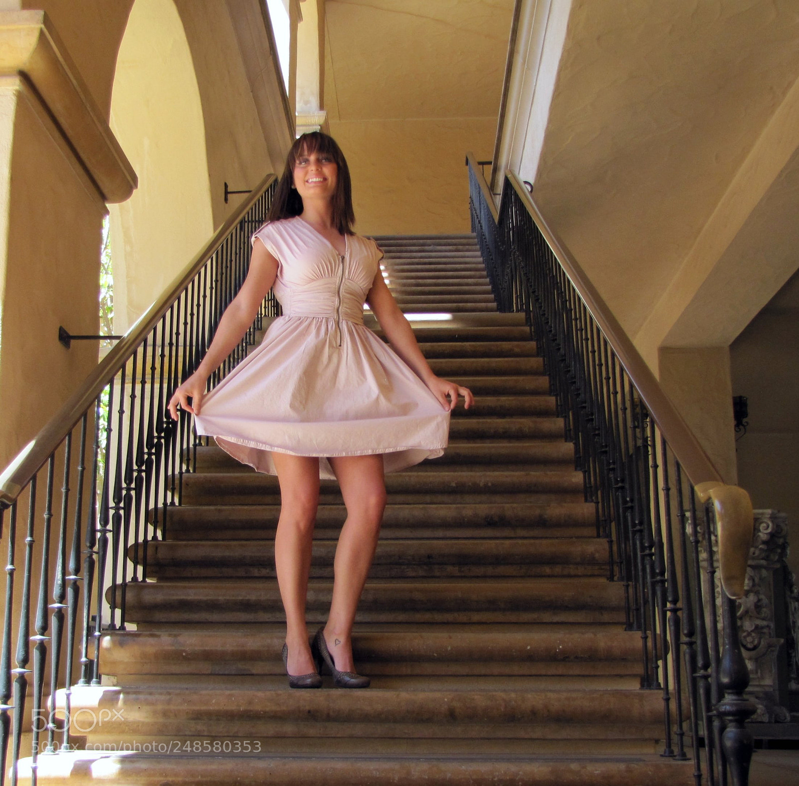 Canon PowerShot SX20 IS sample photo. A long stair up photography