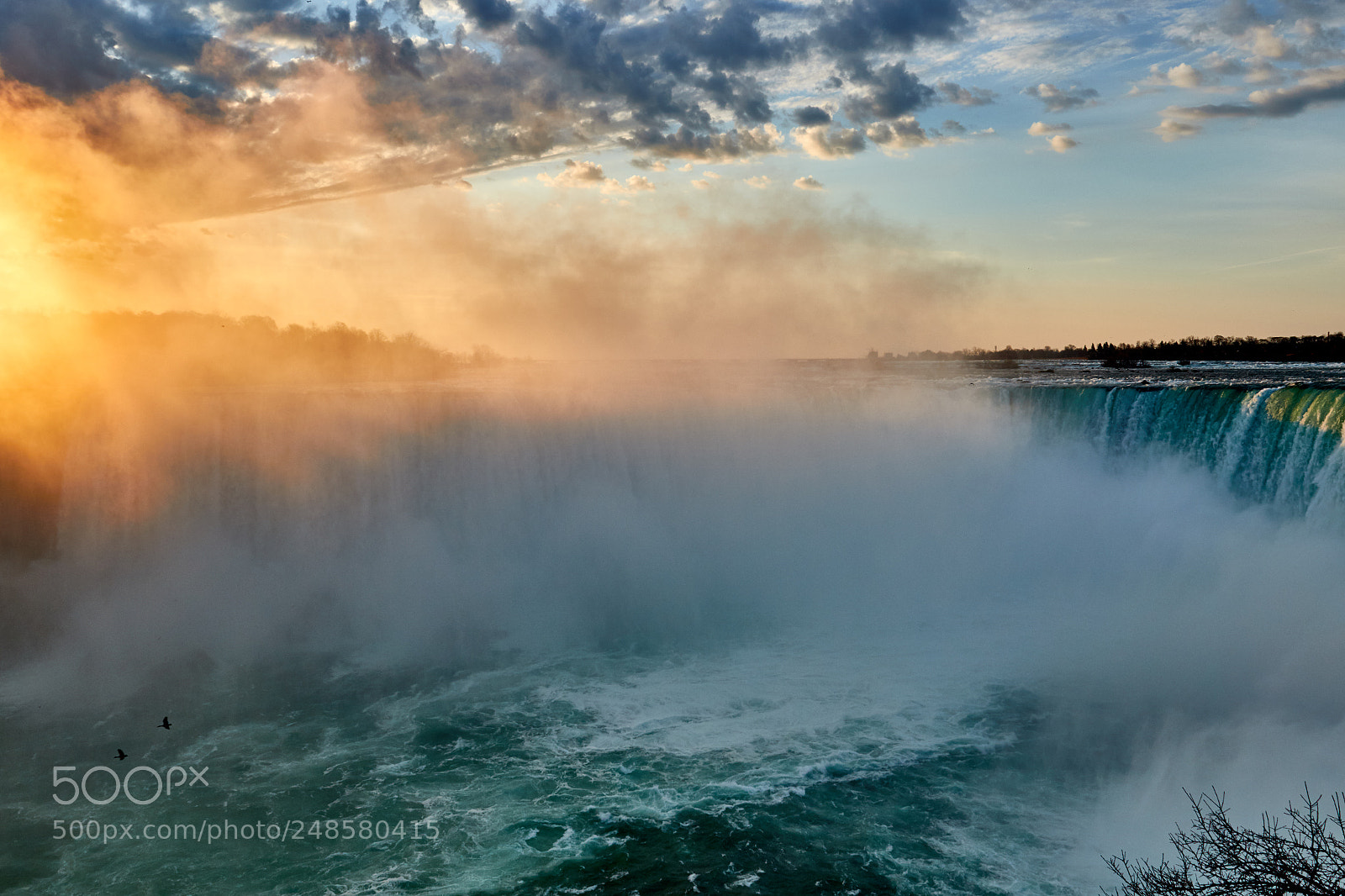 Canon EOS 7D Mark II sample photo. Sunrise at the niagara photography