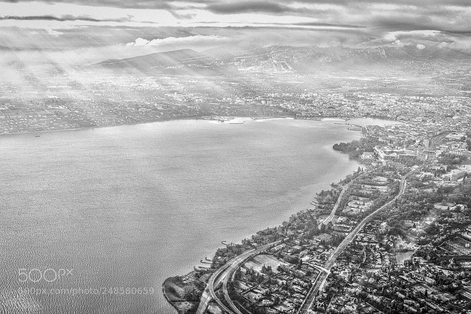 Sony Cyber-shot DSC-RX1 sample photo. Geneva from above photography