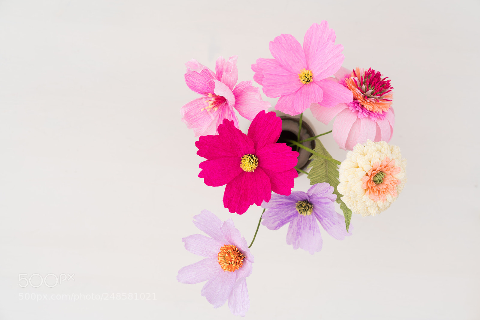 Sony a7R III sample photo. Crepe paper flower bouquet photography